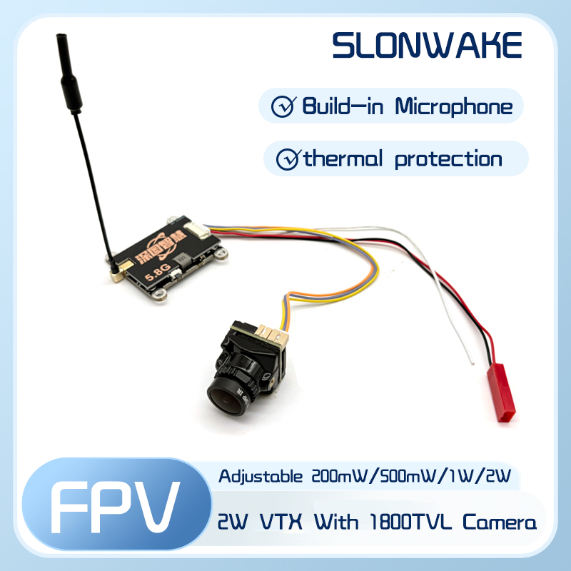 SLONWAKE 5.8G 56CH 2W transmit - Drone Frame ulasan dan harga