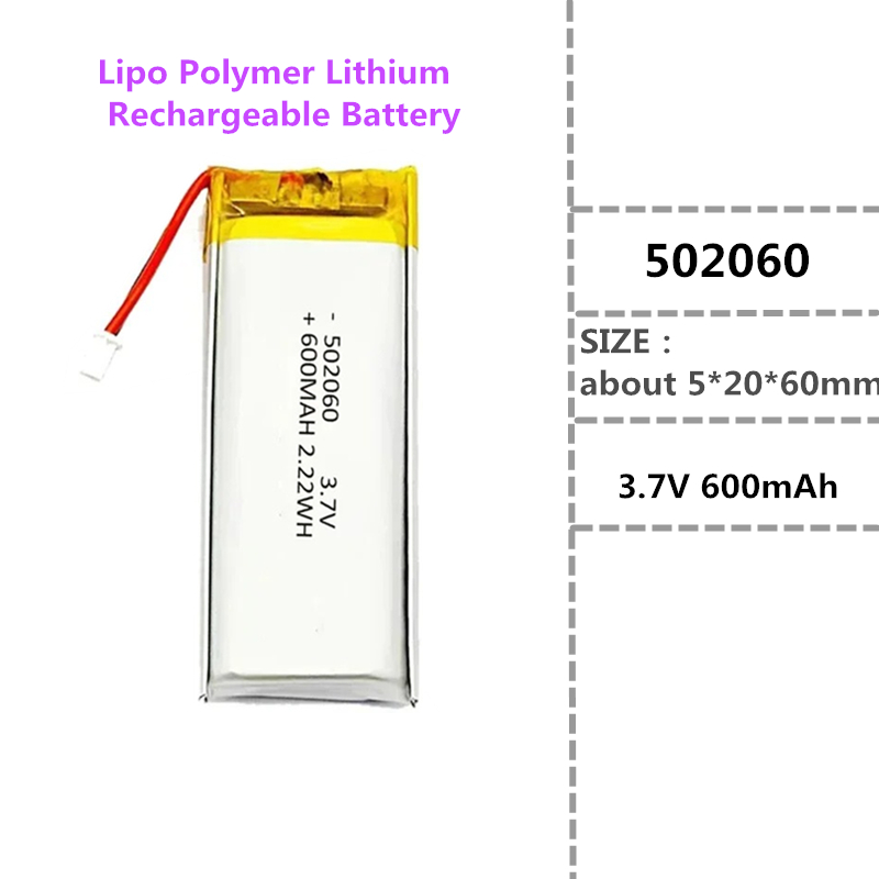 502060/522060  3.7V 600mAh Lip - Eachine Drone E58 ulasan dan harga