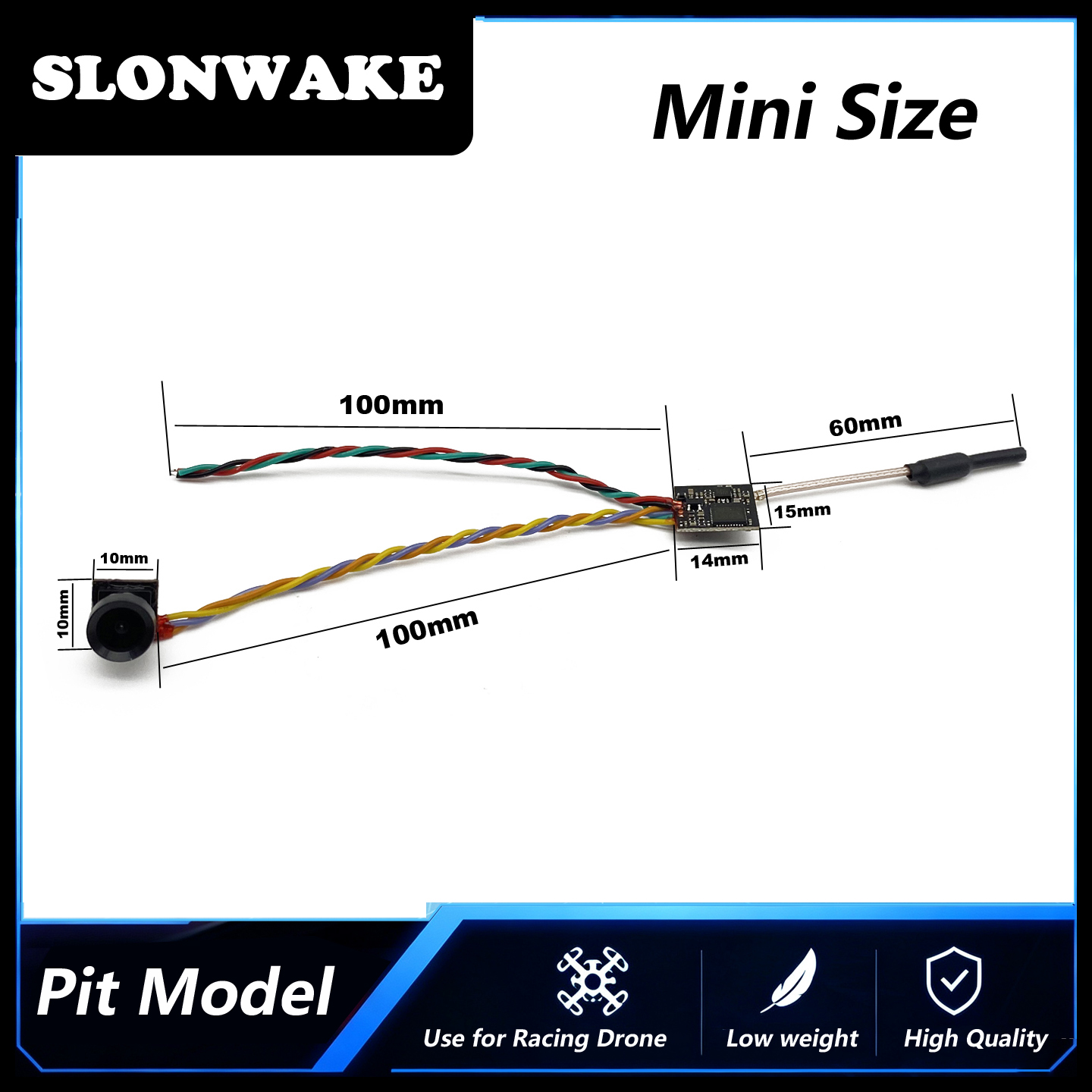 5.8G 48CH Dual Antennas FPV Go - Drone Antenna ulasan dan harga